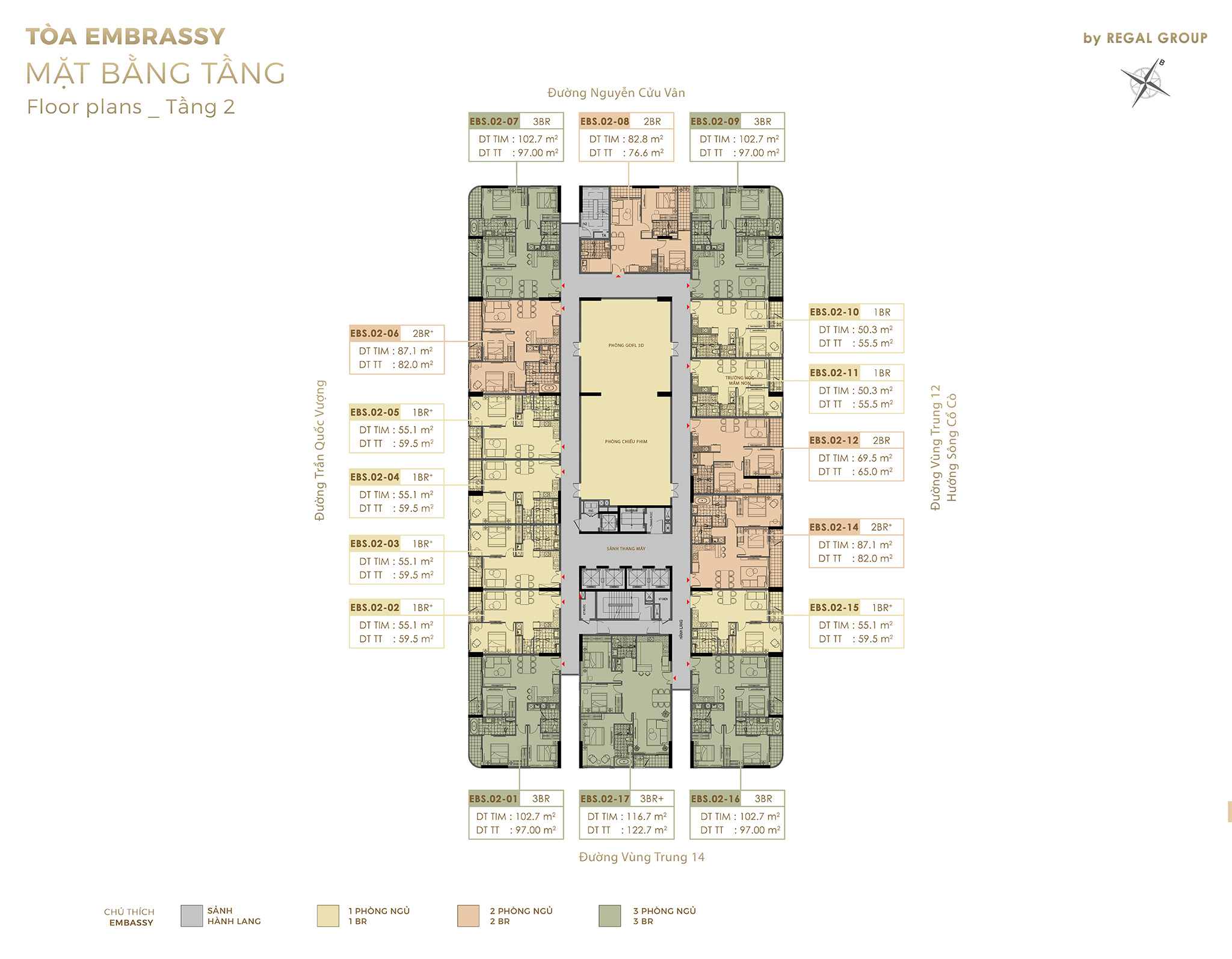 Regal Complex là khu phức hợp 5 sao đến từ thương hiệu Regal Homes - Giá bán Regal complex Đà Nẵng