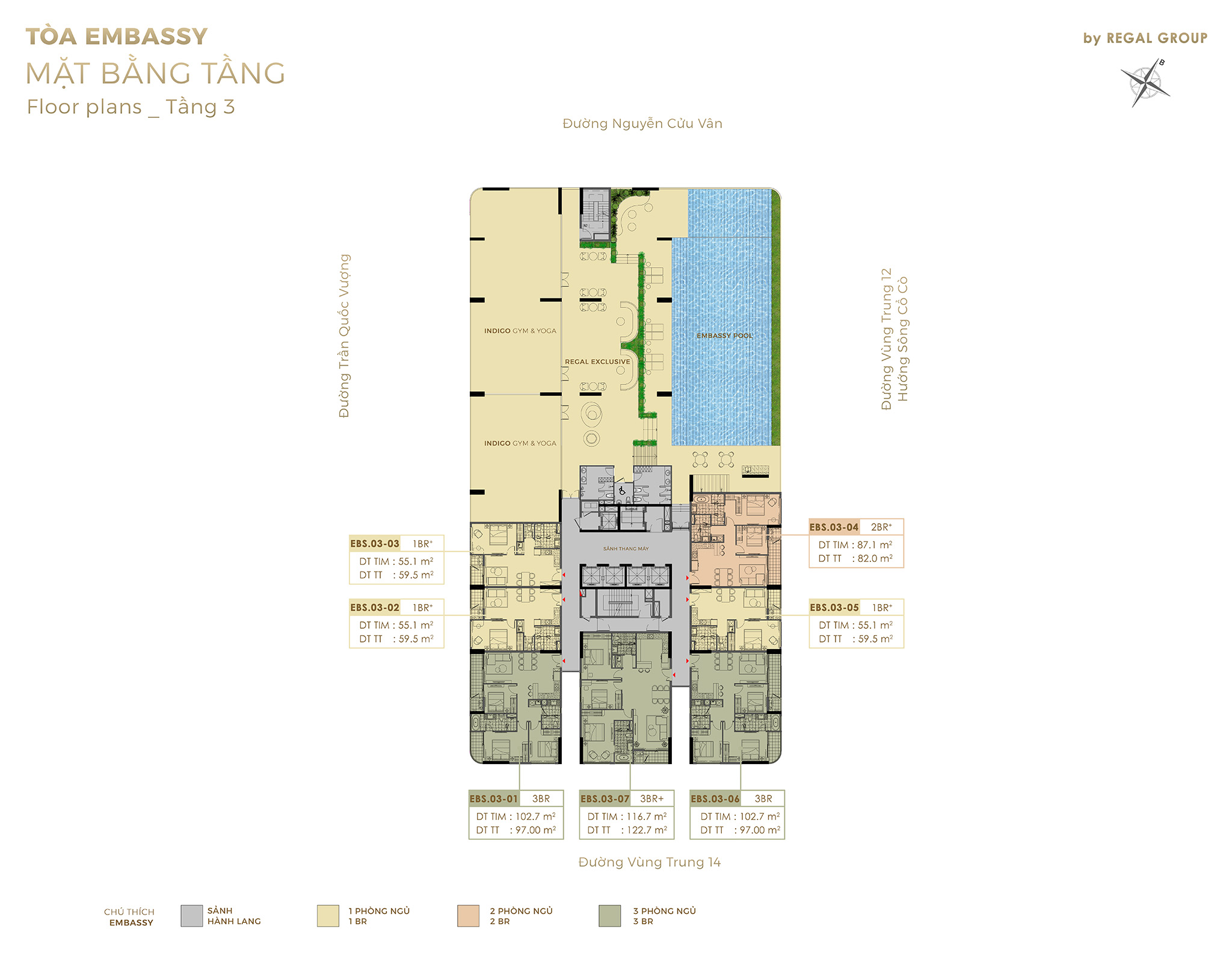 Regal Complex là khu phức hợp 5 sao đến từ thương hiệu Regal Homes - Giá bán Regal complex Đà Nẵng